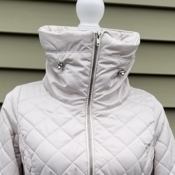 Satin Quilted Puffer Jacket - Picture 5 of 12